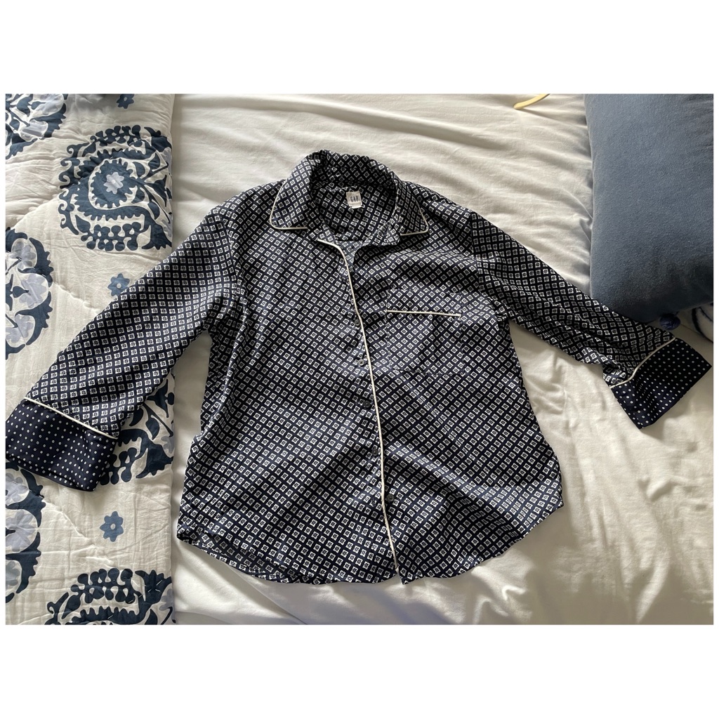 Blue & White Gap Button Down